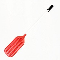 Empujador plástico (sonajero) rojo